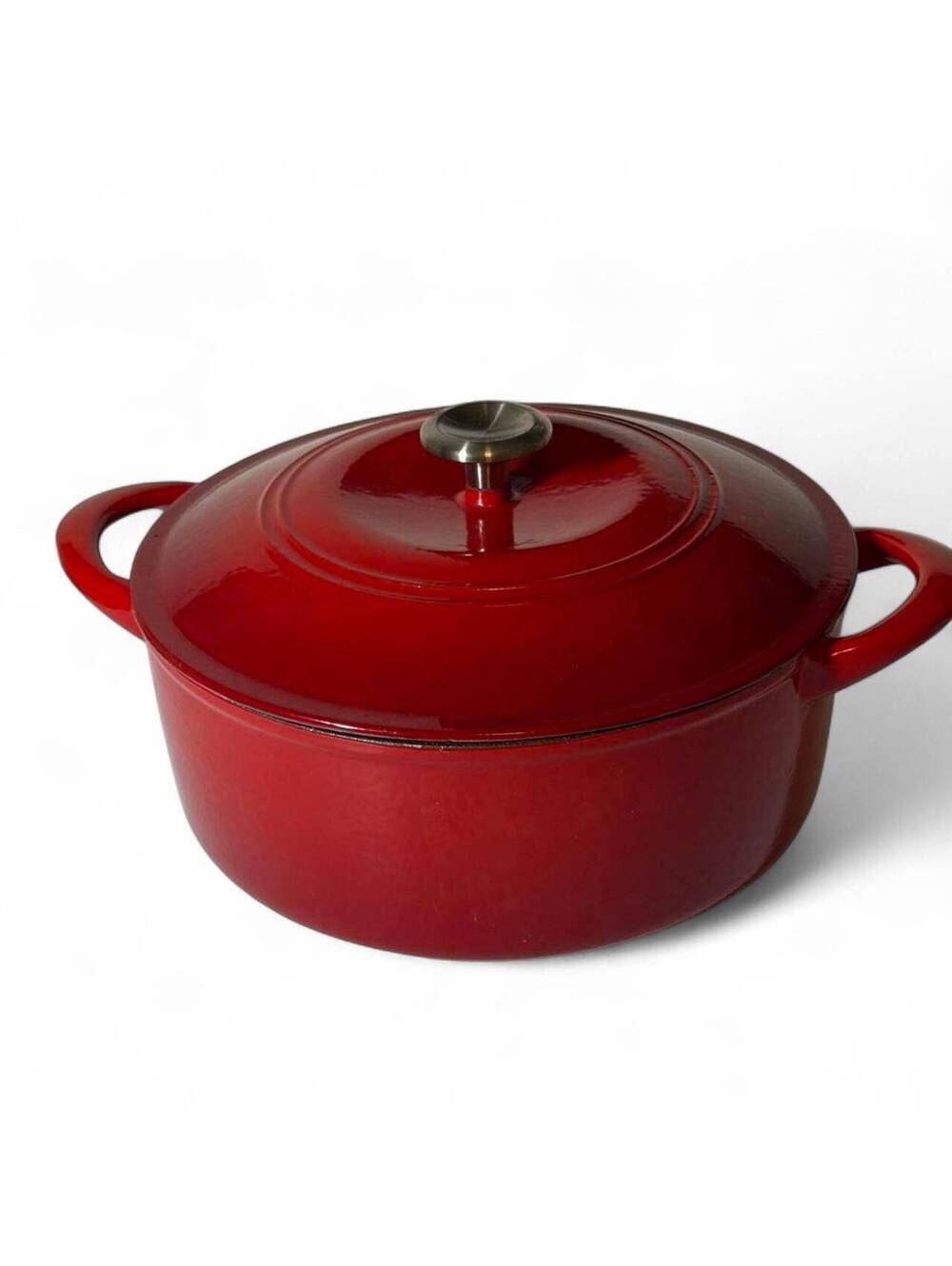 Tramontina 5.6 Qt Red Enameled Cast Iron Dutch Oven